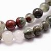 Natural African Bloodstone Beads Strands G-D840-66-8mm-3