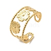304 Stainless Steel Cuff Bangles for Women BJEW-Z096-04G-4
