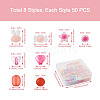 400Pcs 8 Style Acrylic Beads TACR-PJ0001-02-4