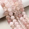 Natural Madagascar Rose Quartz Beads Strands G-B167-A08-10mm-1
