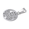 304 Stainless Steel Pendants STAS-S162-16P-2