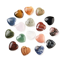 Heart Natural Mixed Gemstone Worry Stone G-C134-06A