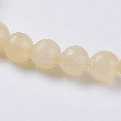 Natural Topaz Jade Beads Strands X-G-G515-8mm-03A-1