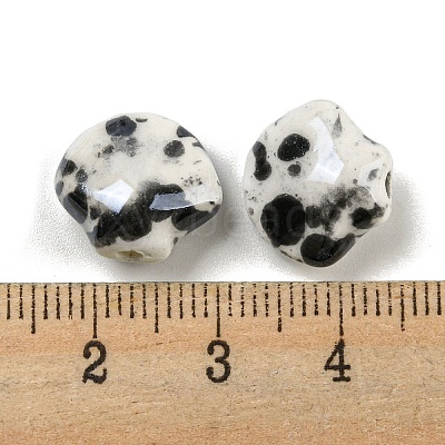 Shell Shape Handmade Porcelain Beads X1-PORC-E022-01E-1