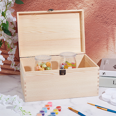Wood Storage Boxes WOOD-WH0062-50A-1