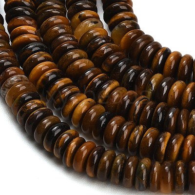 Natural Tiger Eye Beads Strands G-P354-02-2x6mm-1