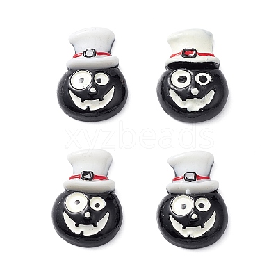 Halloween Opaque Resin Cabochons RESI-K019-53A-1