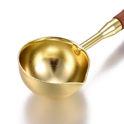 Brass Wax Sticks Melting Spoon AJEW-I043-03G-1