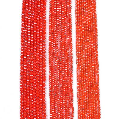 Electroplate Glass Beads Strands EGLA-A044-P1mm-A03-1