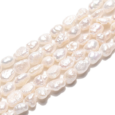 Natural Cultured Freshwater Pearl Beads Strands PEAR-N014-03H-01-1