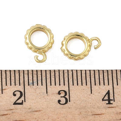 Brass Tube Bails KK-L245-05G-02-1