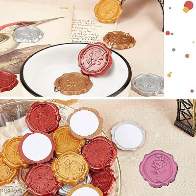 Adhesive Wax Seal Stickers DIY-CP0010-69C-1