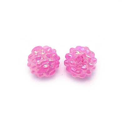 Opaque Acrylic Waxberry Beads LS-OACR-CJC0006-01H-1