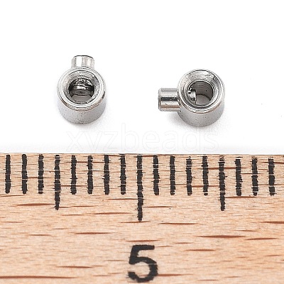 304 Stainless Steel Crimp Beads STAS-L216-51P-1