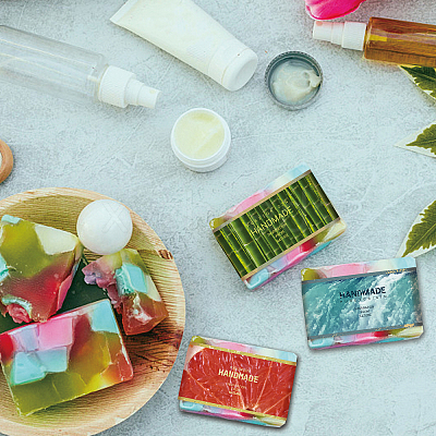 Natural Fragrance Material Theme Pattern Soap Paper Tag DIY-WH0399-69Q-1