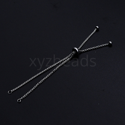 Tarnish Resistant Adjustable 201 Stainless Steel Slider Bracelets Making STAS-S105-JN646-1-1