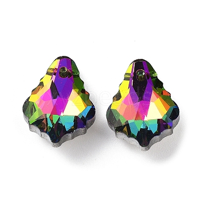 AB Color Plated Electroplate Glass Pendants EGLA-O003-06C-07-1