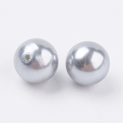 Shell Pearl Half Drilled Beads X-BSHE-G016-10mm-04-1