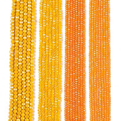 Electroplate Glass Beads Strands LS-EGLA-A044-P6mm-B29-1