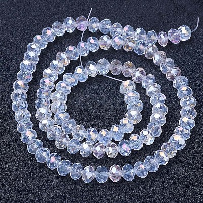 Electroplate Glass Beads Strands EGLA-A044-T3mm-B19-1