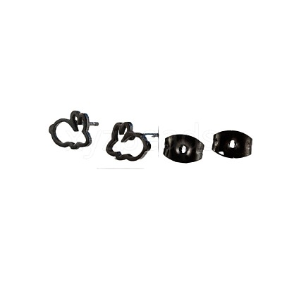 201 Stainless Steel Stud Earrings FS-WGB18B1-12-1