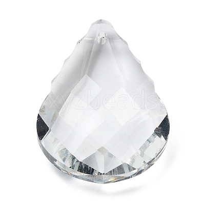 Transparent Glass Pendants GLAA-R223-03E-1