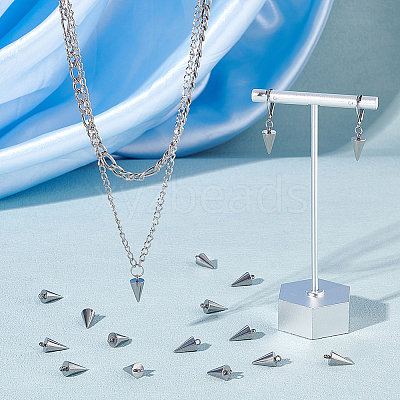 304 Stainless Steel Pendants STAS-UN0047-23B-1