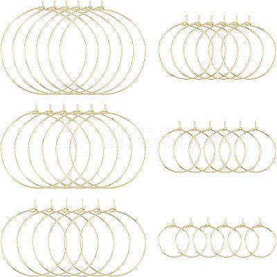 304 Stainless Steel Wine Glass Charms Rings STAS-UN0001-72G-1