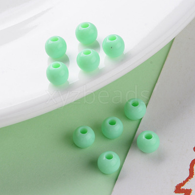 Opaque Acrylic Beads MACR-S370-C6mm-A05-1