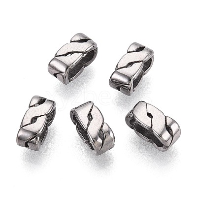 304 Stainless Steel European Beads STAS-T072-125AS-1