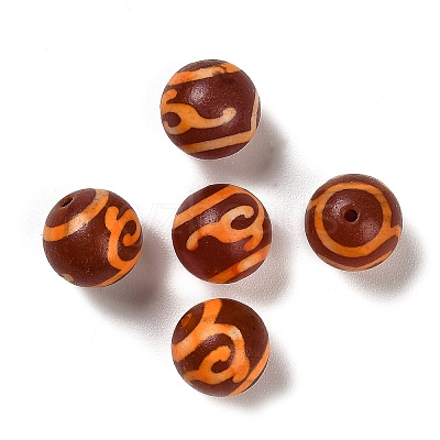 Tibetan Style dZi Beads TDZI-R002-03B-1