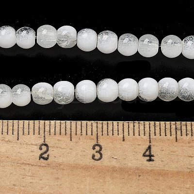 Crackle Glass Beads Strands GLAA-U001-4mm-07-1