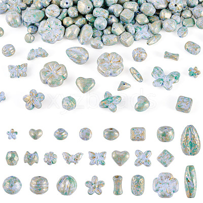 100G Opaque Acrylic Beads OACR-TA0003-75-1