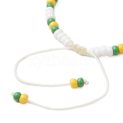 9Pcs Fruit Theme Alloy Enamel Charm Bracelets BJEW-MZ00206-03-1