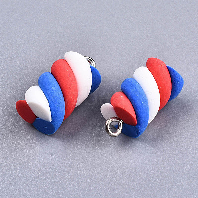 Handmade Polymer Clay Charms LS-X-CLAY-T016-83I-1