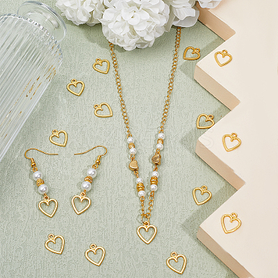 100Pcs Tibetan Style Alloy Charms FIND-SC0012-39G-1