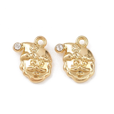 Christmas Alloy with Crystal Rhinestone Charms FIND-G102-02G-02-1