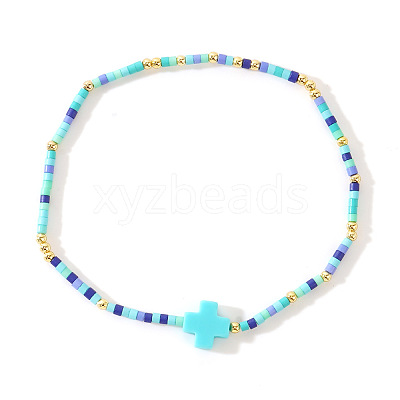 Bohemian Style Glass Seed Beads Stretch Bracelets LD4628-4-1