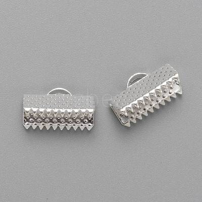 Iron Ribbon Crimp Ends E005Y-S-1