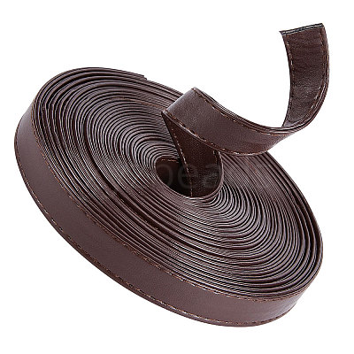 Flat PU Imitation Leather Cord LC-WH0006-05D-01-1