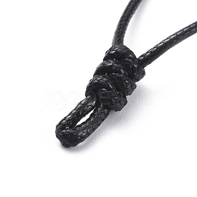 Adjustable Korean Waxed Polyester Cord Necklace Making AJEW-JB00510-01-1