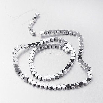 Electroplate Non-magnetic Synthetic Hematite Bead Strands X-G-F300-23A-01-1