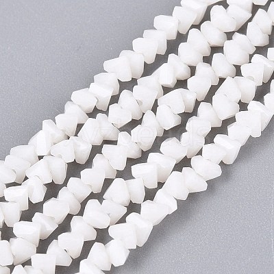 Opaque Glass Beads Strands GLAA-N019-3mm-03-1