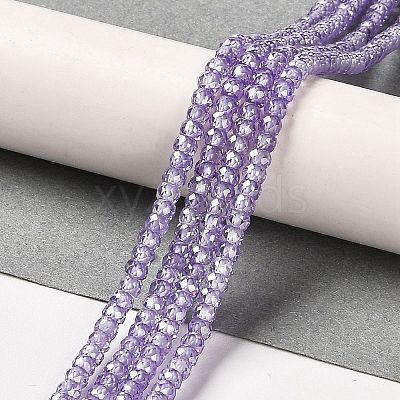 Cubic Zirconia Bead Strands ZIRC-G001-01H-1