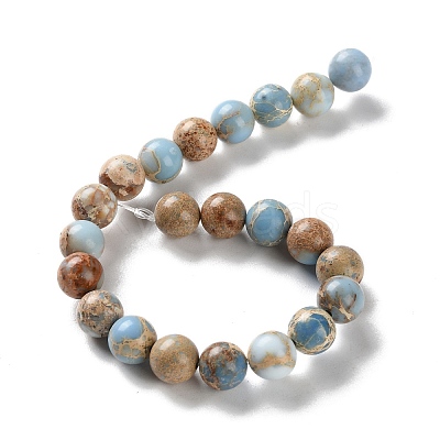Dyed Natural Regalite/Imperial Jasper/Sea Sediment Jasper Beads Strands G-B124-C01-03-1