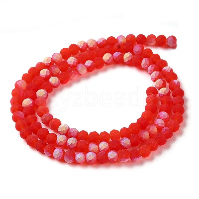 Transparent Glass Beads Strands EGLA-A034-T4mm-MB01-1