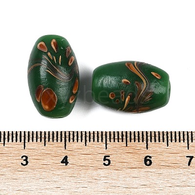 Opaque Handmade Lampwork Beads BLOW-D006-05G-1