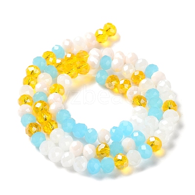 Glass Beads Strands EGLA-A034-M6mm-52-1
