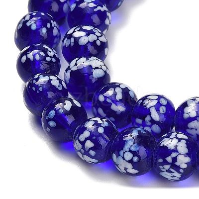 Handmade Lampwork Beads Strands LAMP-H071-01C-01-1
