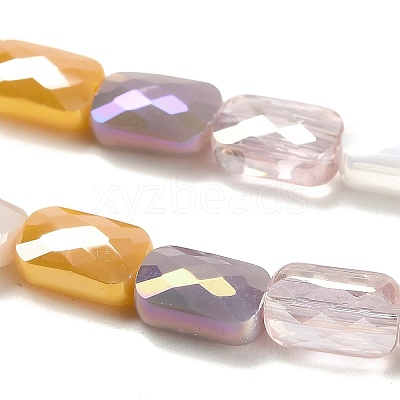 Electroplate Glass Beads Strands EGLA-P068-01A-09-1